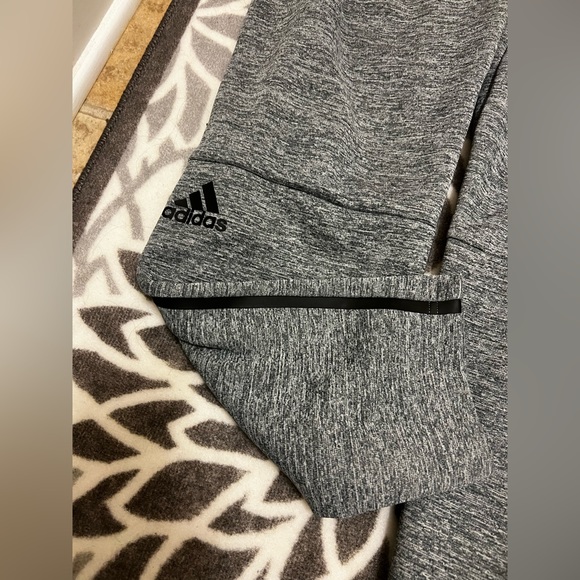 MEN ADIDAS GRAY SWEATPANTS/JOGGERS SIZE L - Picture 5 of 5